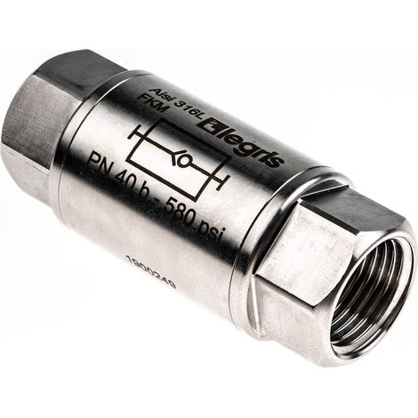 Clapet antiretour en Acier inoxydable Legris 4890 21 21 G 1/2" ( Prix pour 1 ) (1/3)