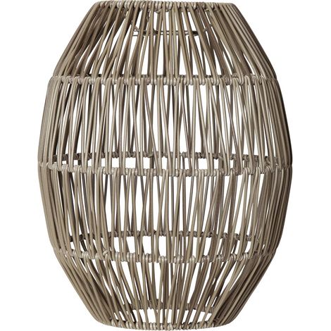 Star Trading Abat-jour tilleul, rotin, beige, E27, extérieur, 30 cm (1/5)