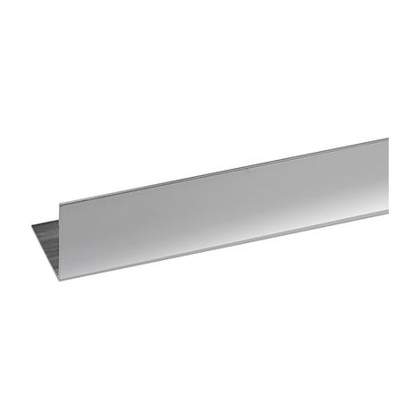 PROFILO ANGOLARE LATI UGUALI ARCANSAS - ALLUM ARGENTO LUX S.MM 1,0 MM 30X30 H.CM 100- 5 pezzi