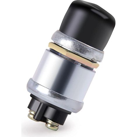 Botón de arranque del motor, interruptor de arranque momentáneo de 12 V, interruptor de arranque pulsador resistente a la intemperie. (1/5)