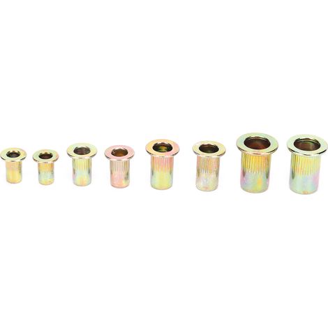 240 pièces Écrous à riveter M3 M4 M5 M6 Zinc Coloré Accessoires Quincaillerie Rivetage Rapide (1/5)
