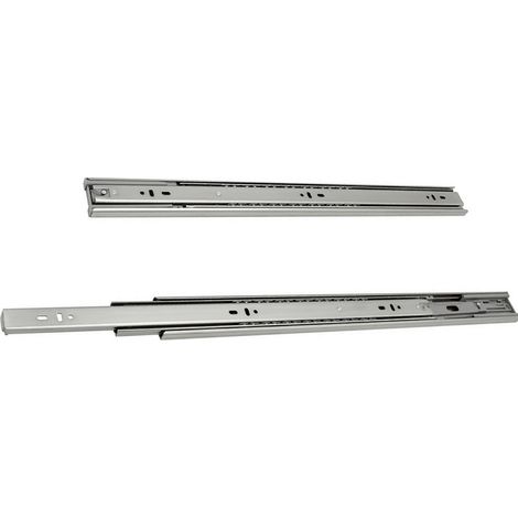 Wolketon Correderas para cajones Extracción total con rodamiento de bolas Correderas para cargas pesadas Telescópicas 45mm 300mm 1 par
