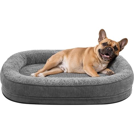 Panier Chien Moyen Taille, Coussin Chien Orthopedique et Dehoussable (1/5)
