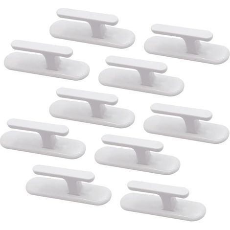 10Pcs Câble Organisateur Enrouleur de Cordon,Enrouleurs de cordons de stores,pour Petits Appareils Ménagers, Mélangeur, Cafetière(Blanc) (1/4)