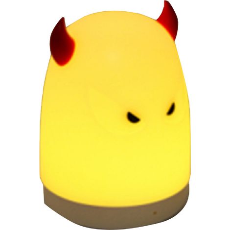 Veilleuse cartoon mignonne mini portable lampe de chevet telecommande decor enfant chambre salon ABS (1/4)