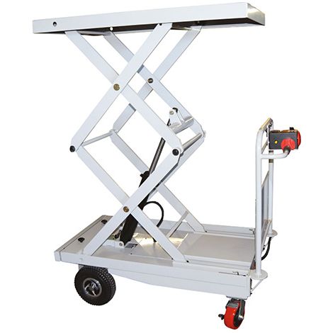 Carrello motorizzato - Piattaforma elevatrice elettrica - Piano 1100x600mm - Carico 400kg - TM40D