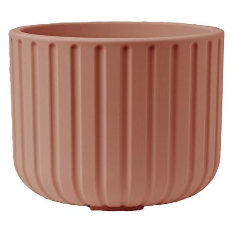 TeraPlast Vaso Echo Rigato 50 Canyon Resina Sovrapponibile