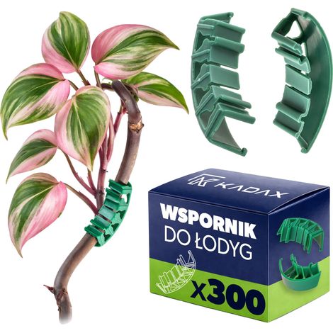 Soporte para tallos de plantas, diseño flexible, fácil instalación, ecológico. (1/5)
