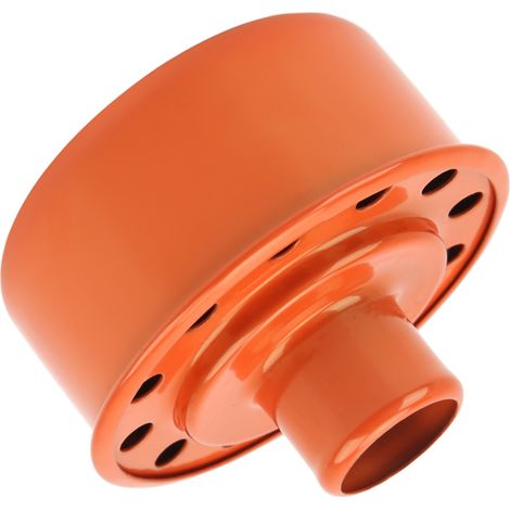 Coperchio di ricambio rotondo per valvola di sfiato per motori SBC BBC SBF 327 350 302 454 502, colore arancione.