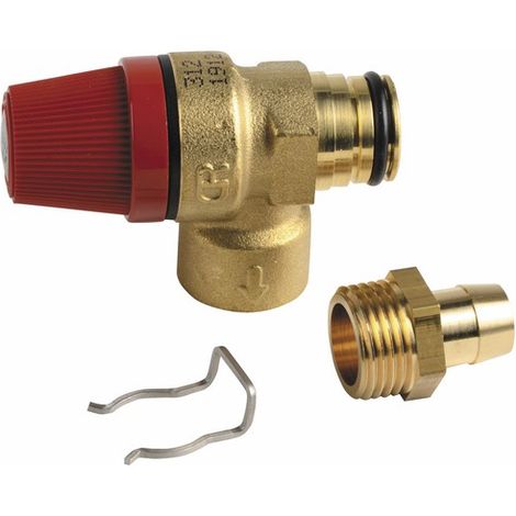 Diff – Soupape sécurité 3b 1/2' – Groupe de sécurité – Filetage plomberie 1/2' – Installation recommandée par un professionnel - S100797