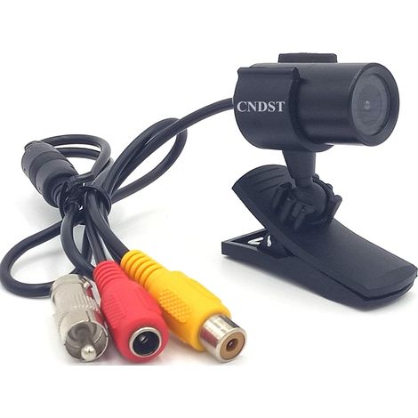 Mini Bullet Head caméra de sécurité 1200tvl 2,8 mm Objectif Grand Angle avec Support Petite caméra de Surveillance intérieure et extérieure caméra analogique (1/5)