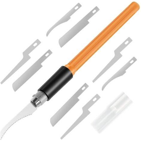 Ergonomic Non-Slip Hand Saw, Razor Sharp Hobby Saw, Exquisite and Durable Craft Tool with 9 Blades for Carving and Pruning (1/5)