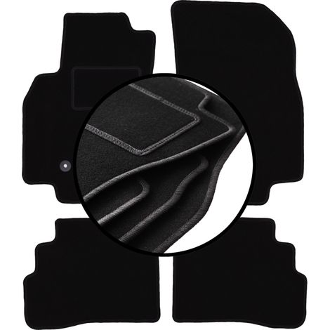 Ensemble complet de tapis en velours pour : Chevrolet Spark IV à hayon (2015-) (1/5)