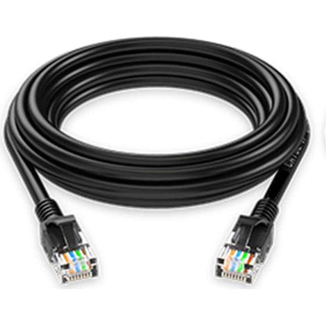 Cmple - Câble Ethernet Cat 6 de 7,6 m (25 pi), câble de brassage Cat6 10 Gbit/s, cordon réseau LAN, 550 MHz, connecteurs RJ45, compatible avec PC de jeu, ordinateur portable, modem, routeur et console (1/5)