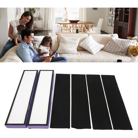 Verkauft in 2er-Packs. Kompatibel mit dem Luftreiniger Germguardian FLT5250PT C, Original-HEPA-Ersatzfilter aus Kohlefaser FLT5250PT C, kompatibel mit dem Luftreiniger AC5250PT mit 6 Vorfiltern. (1/5)