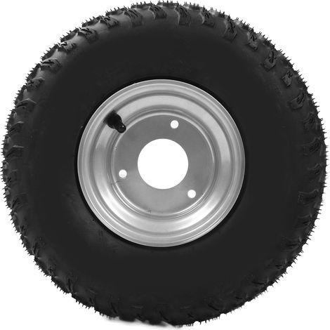 Pneu 15 x 6 pouces avec moyeu intégré pour VTT, UTV et karting, pneus lourds (1/5)