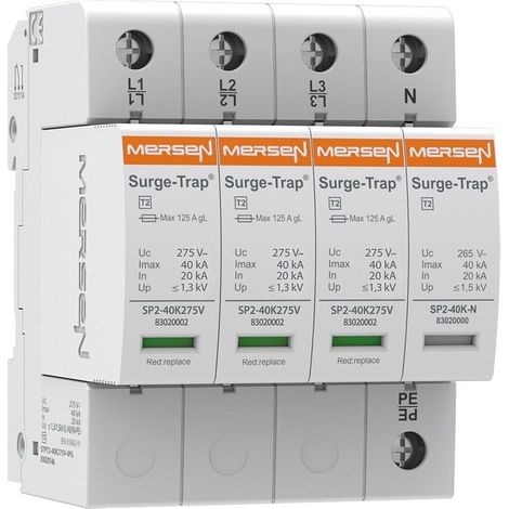 Parafoudre Mersen STPT2-40K275V-4PG 275V 4 pôles