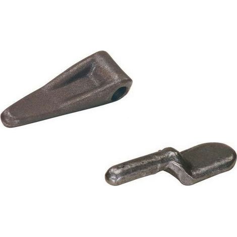 Pack Charnière plate légère ø 14 mm avec Pivot ø 13 mm