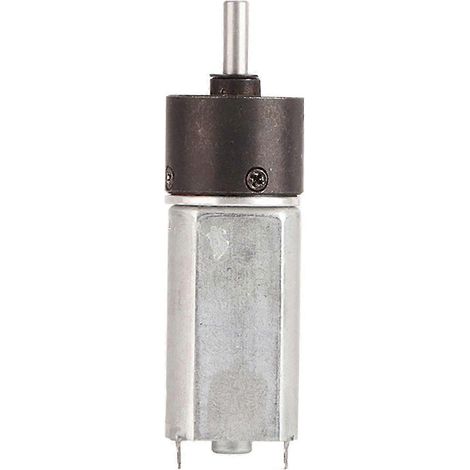Miniatur-12-V-Gleichstrom-Getriebemotor, hohes Drehmoment, Ganzmetallgehäuse, Drehzahlreduzierer mit D-Achsen-Welle, 3000 U/min, Übersetzungsverhältnis 1:256 (1/5)