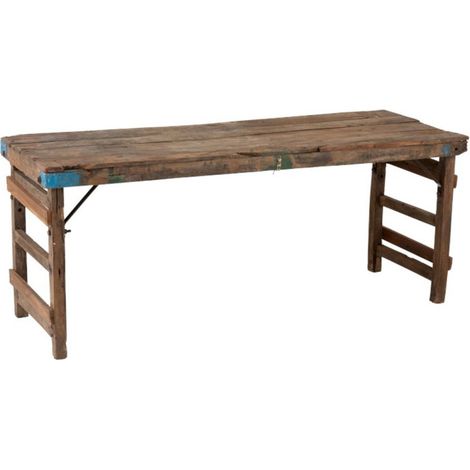 Console Vintage en Bois "Pesca" 173cm Naturel (1/5)