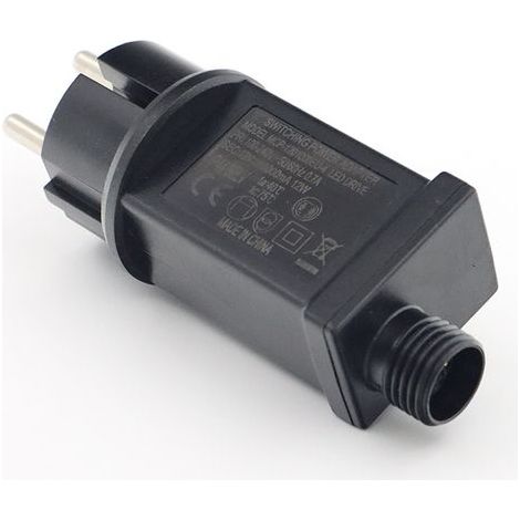 12V LED-Netzteil, IP44 LED-Transformator, Niederspannungs-LED-Adaptertreiber für Weihnachtsbeleuchtung, Lichterketten (1 Stück) (1/4)