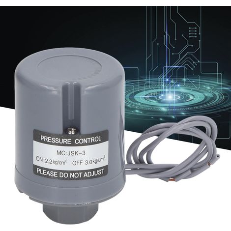 Pompe à eau auto-amorçante universelle 2,2-3,0 kg, pressostat à contact, régulateur de pression mécanique, 220-240 V (1/5)