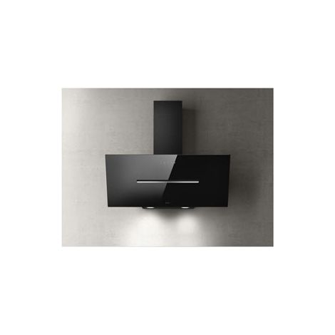 Elica PRF0166933 hotte Montée au mur Noir, Acier inoxydable 495 m³/h (1/6)