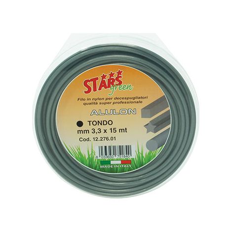 FILO X DECESPUGLIATORE TONDO ALULON STARS - MM 3,3 MT 15- 2 pezzi