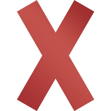 104903 símbolo autoadhesivo Rojo