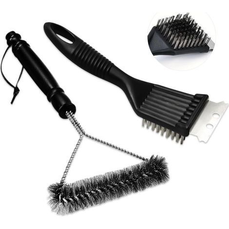 Pièces Acier Inoxydable Brosse Barbecue Noir (1/5)