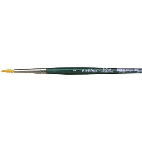 Pinceau rond pour aquarelle - Fibres synthétiques - Da Vinci - Cosmotop Nova - 4 - série 5570 (1/2)