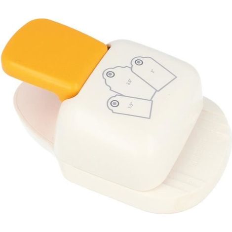 Perforatrice - 3 tailles d'étiquettes - 4 cm, 5 cm, 6 cm (1/2)