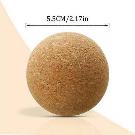 Lot de 10 bouchons à vin en liège en bois, boules de liège de rechange pour carafes et bouteilles de vin, diamètre 6,1 cm (2,4 pouces). (1/4)