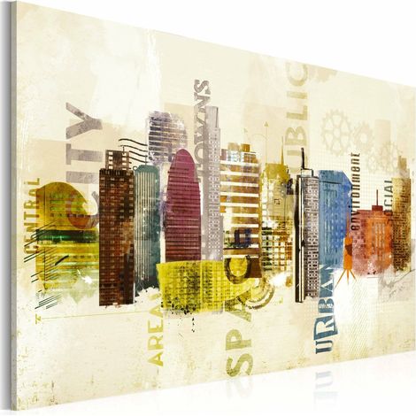 Tableau design urbain - 120 x 80 cm (1/3)