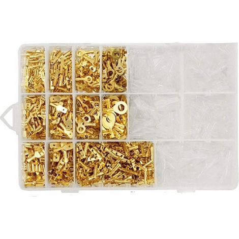 Bornes De Connexion électrique - Kit De 1000 Pièces - Isolées En Plastique - Pour Cablage Domestique Et Industriel (1/5)
