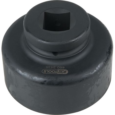 KS Tools 1 Zoll Achsmuttern-Schlüssel, 8-kant, kurz, 90 mm