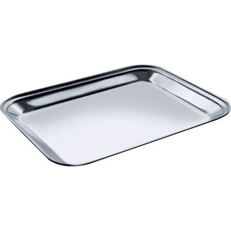 Plateau en acier rectangulaire 30x23 cm Salvi