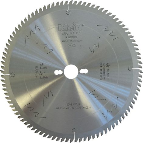 Lama circolare HW per cornici D=250, d=30, B/c=3.0/2.5, Z (Nr. denti)=80, (Angolo di taglio)=20B0, Fori trasc.=PH02 MLS250.08030 KLEIN (1/5)