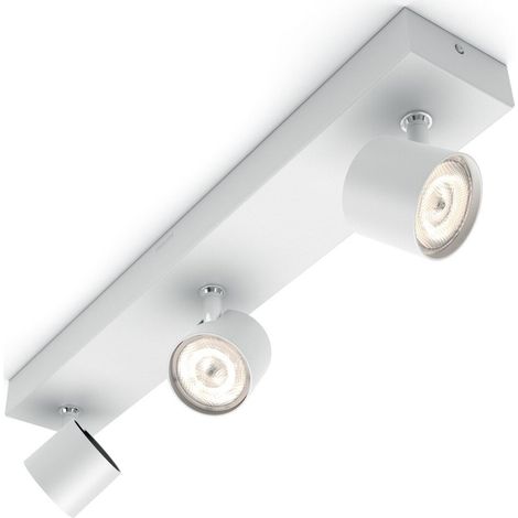 Philips Star LED Spot, 1-4 Spots, 500-2000lm, WarmGlowDimmen, weiss (1/5)