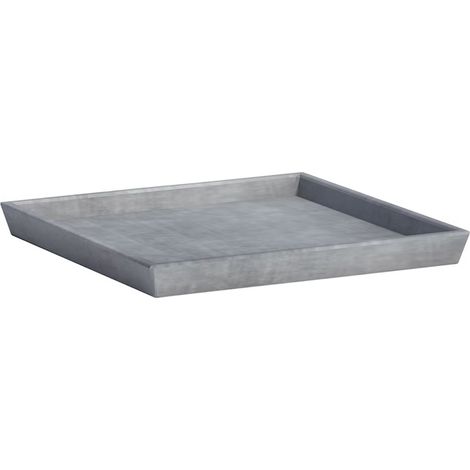 SOTTOVASO QUADRATO GRIGIO 40CM