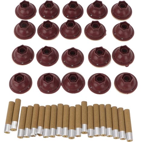 20 bâtonnets de moxibustion pour soins de la peau, colonnes brûlantes de bien-être, usage spa (1/5)