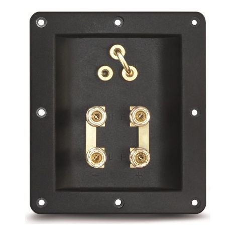 Terminal de connexion bi-amplification Dynavox haut de gamme pour haut-parleurs (1/3)