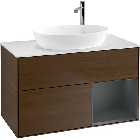 Villeroy & Boch G901HGGN Armoire sous lavabo Finion G90 (1/2)