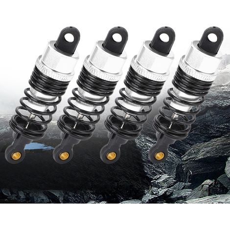 4 Amortisseurs en Aluminium pour Voiture Télécommandée 1:10 HSP, Pièces de Rechange RC (1/5)