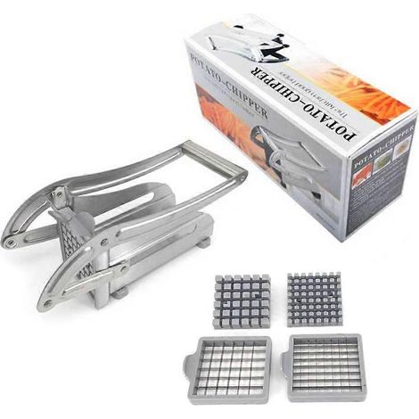 Coupe-Pommes de Terre Professionnel pour Préparation Alimentaire - Machine de Découpe Robuste (1/4)