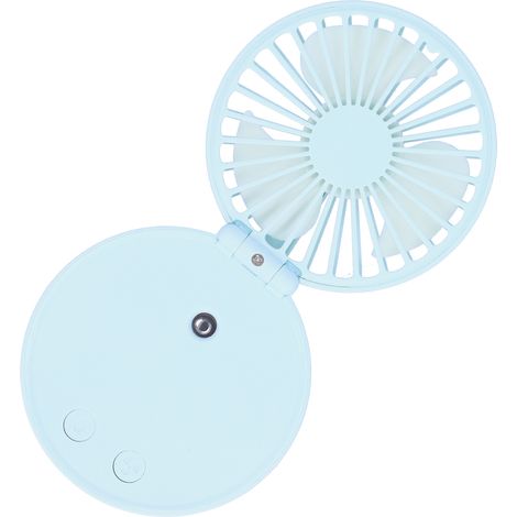 Ventilateur Portatif avec Brumisateur USB Rechargeable Mini Ventilo de Poche pour Bureau École Extérieur Voyage (1/5)