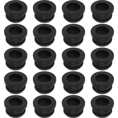 Lot de 20 Passe-câbles en Caoutchouc Silicone de 13 Mm de Diamètre Passe-câbles de 1/2 Pouce pour La Protection des Câbles Et des Passages (1/5)