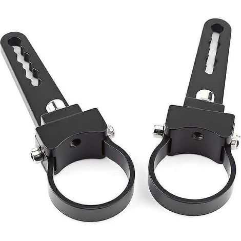 Support de fixation en aluminium pour barre de protection/arceau de sécurité de 1,5" à 3" pour éclairage LED de travail tout-terrain (2") (1/5)