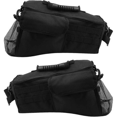 Organisateur de rangement pour coffre de voiture, sac de rangement latéral noir (1/5)
