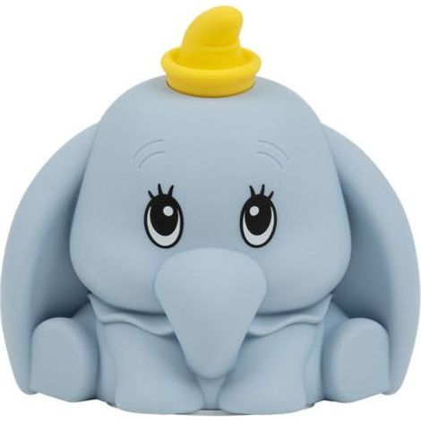 Paladone Lampada SquishyGlo Disney Dumbo in Silicone 15 cm 3 Livelli Luminosita'